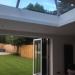 Bi fold door opening out onto garden