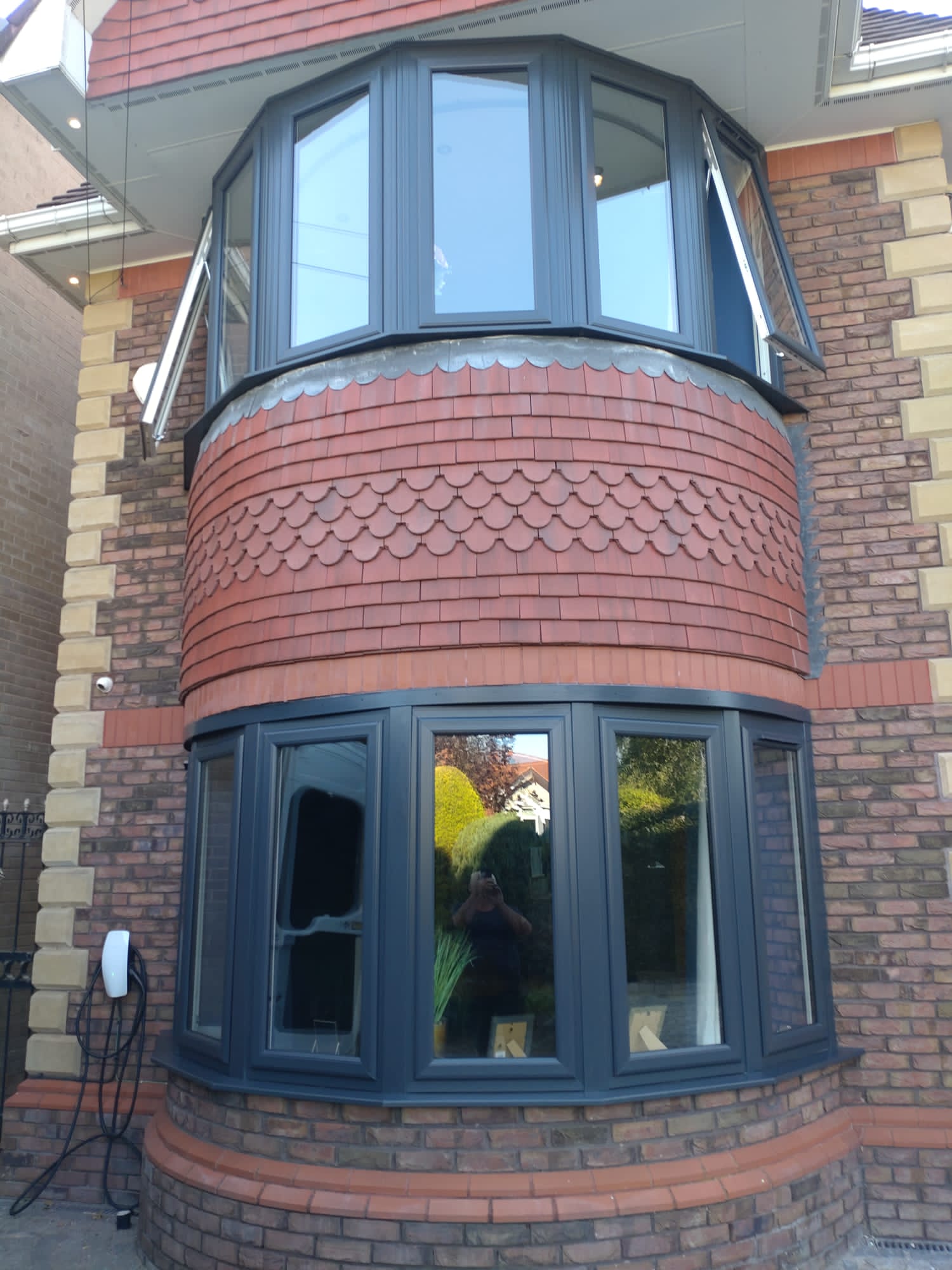 Bay Windows UPVC installed on house front