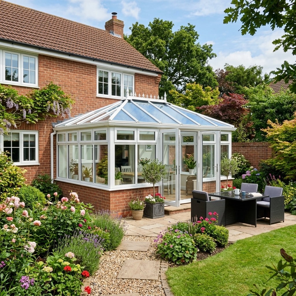 Bespoke glass conservatory installed in Southport by Countrywide
