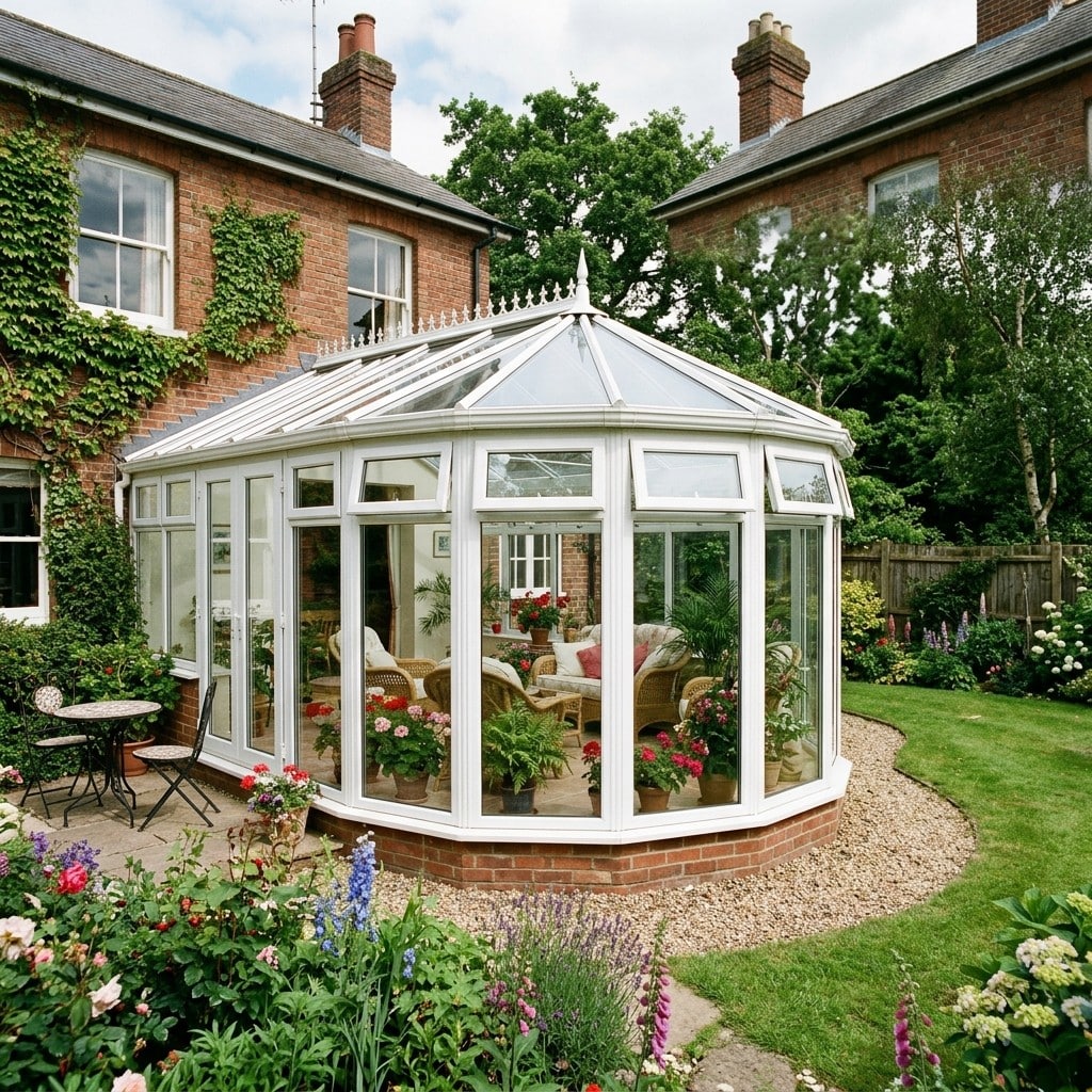 Victorian conservatory with bifold doors installed in Southport
