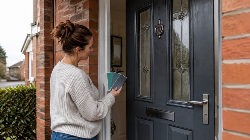 Homeowner considering a composite-door colour change